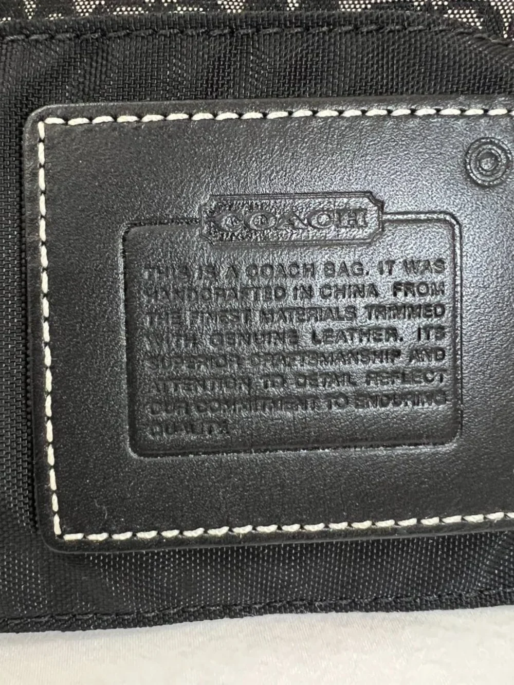 Coach Black Demi Pouch Bag Excellent Condition with Tags